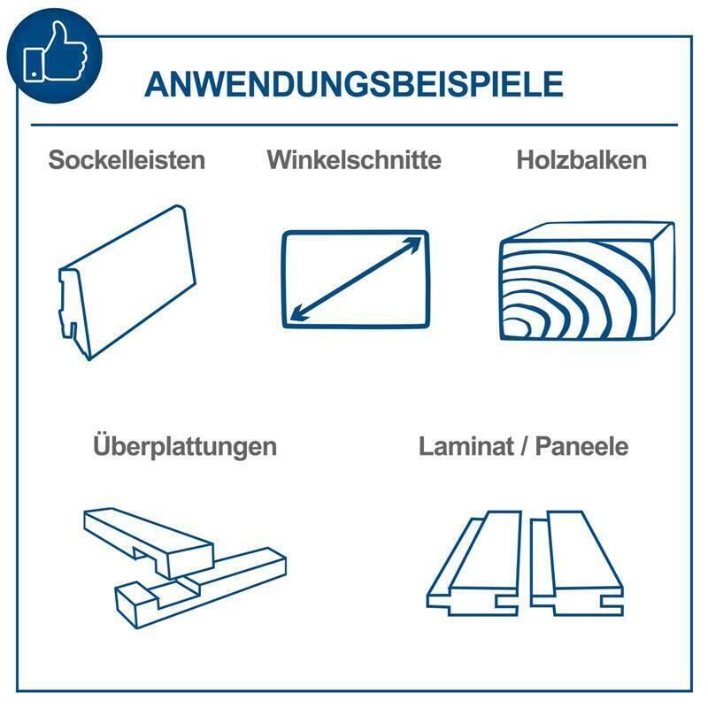 Scheppach Kapp- und Gehrungssäge HM216 Zugsäge Kappsäge inkl. Sägeblätter