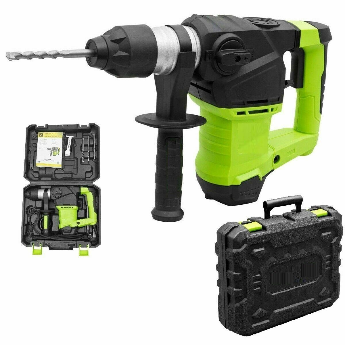 #BESTSELLER# Wiertarka udarowa SDS-Plus Wiertarka udarowa 1500 W w zestawie. sprawa