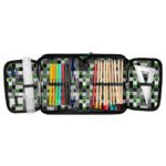 Etui met Pixel Mask-accessoires