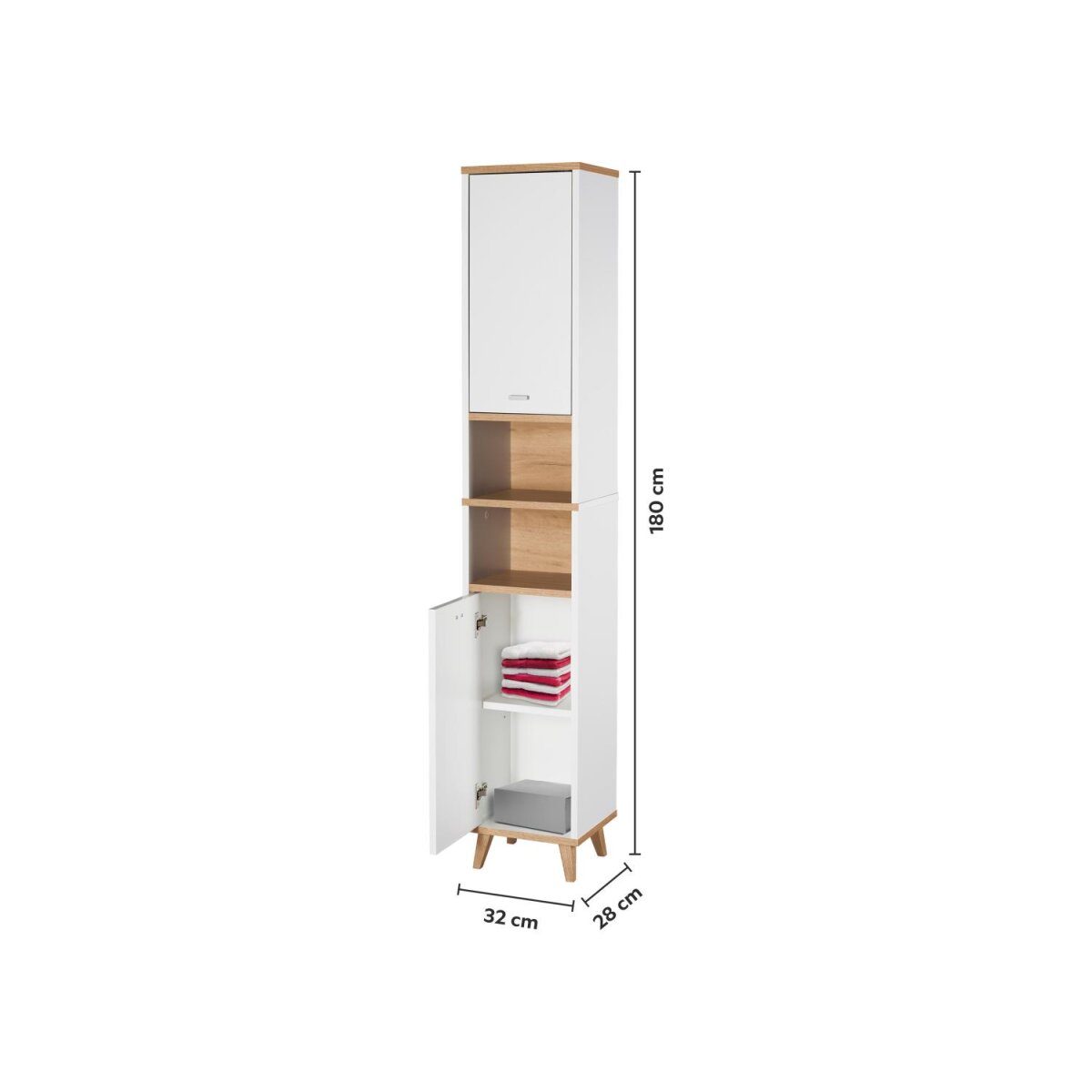 LIVARNO® Badezimmer-Hochschrank »Corfu«