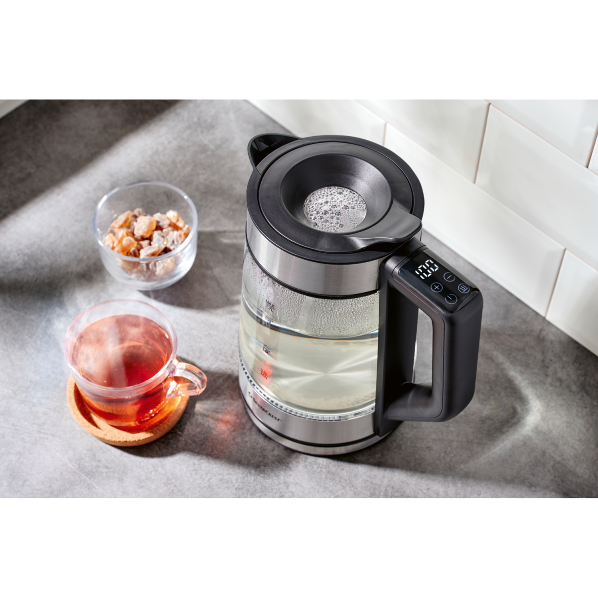 SILVERCREST® Wasserkocher SWGD 3000 B3, aus gutem Glas
