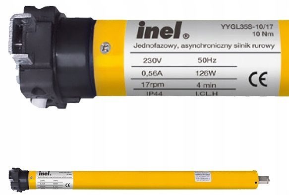 Motor voor buitenrolluiken – Inel N-10, 10 Nm, Ø 40 mm