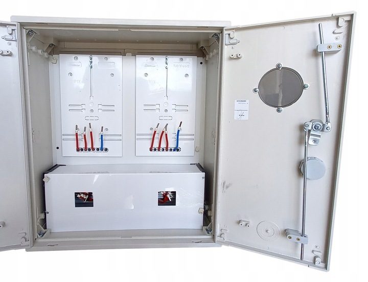 Meter cabinet, fuse box, distribution box, construction site power, SURFACE MOUNTING
