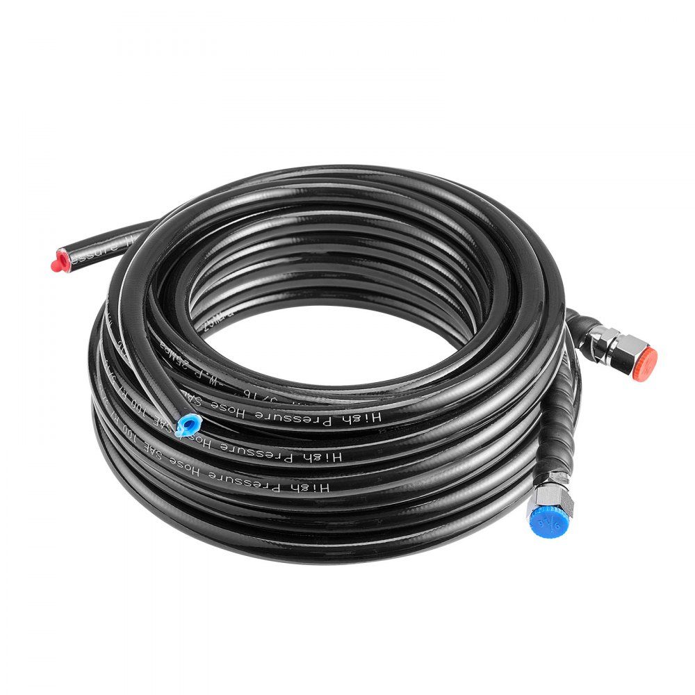 Zestaw hydraulicznego układu kierowniczego do silnika zaburtowego, hydrauliczny układ sterowania łodzią o mocy 70 kW (90 KM), z pompą sterującą 6,9 MPa, dwukierunkowym cylindrem blokady i wężami o wysokiej wytrzymałości o długości 7,3 m, do pojedynczego s
