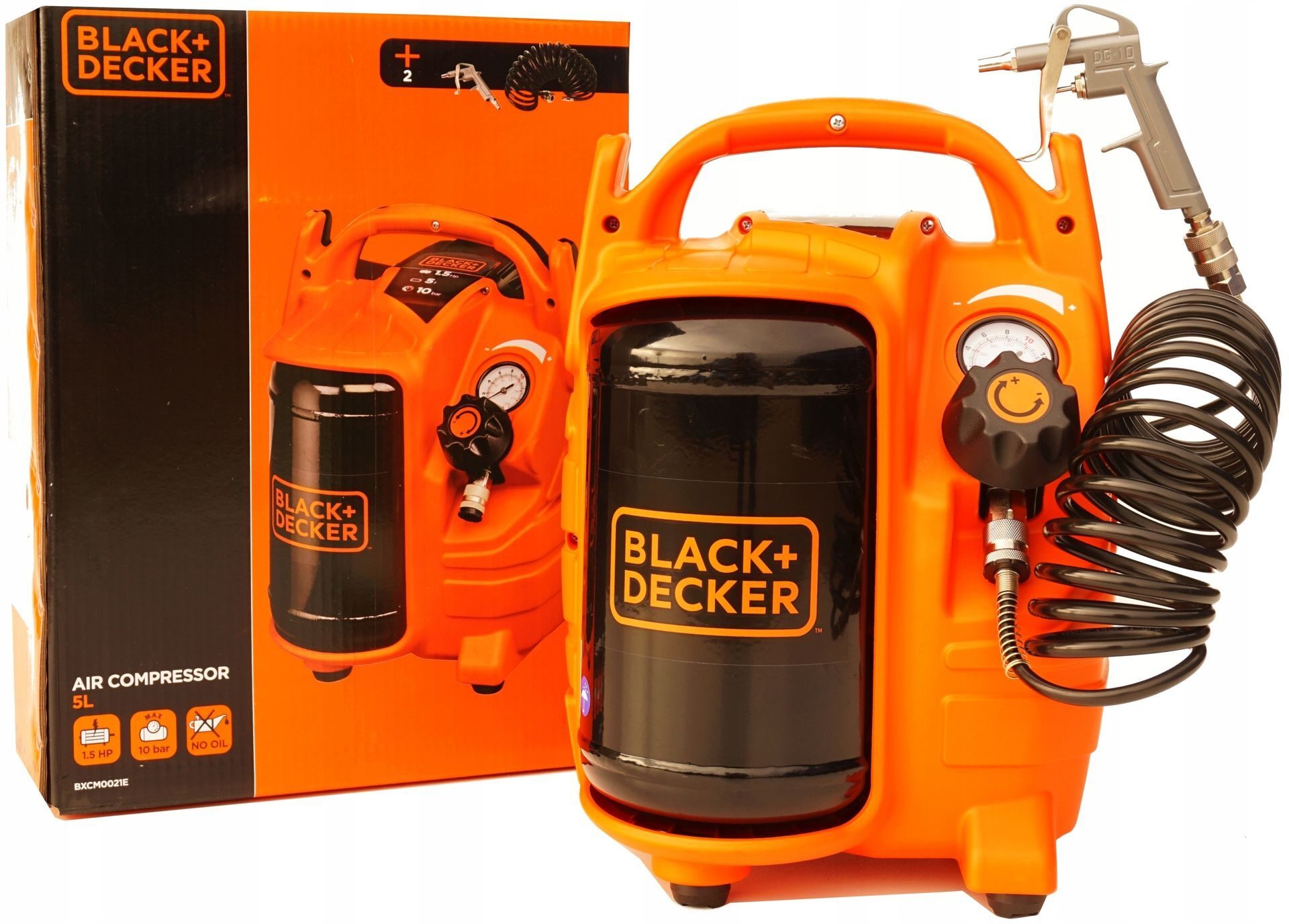 KOMPRESOR BEZOLEJOWY BLACK DECKER
