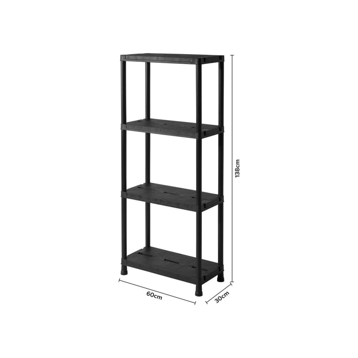 LIVARNO® Haushaltsregal, 60 x 138 x 30 cm