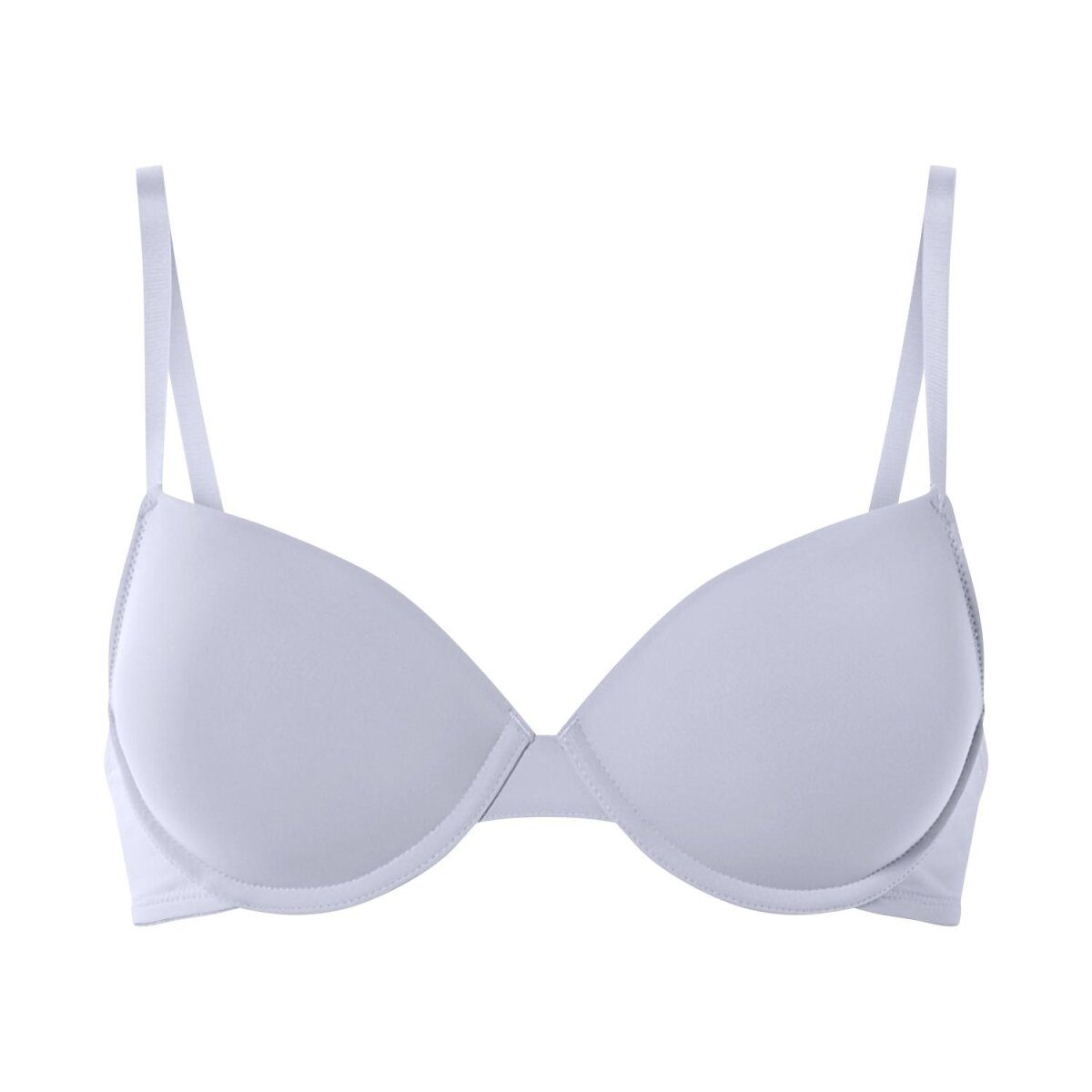 esmara® 2er Set Damen-BHs, 85C, blau/weiß
