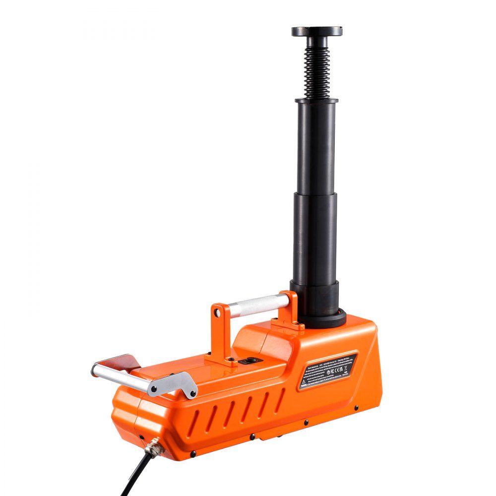 Cric de voiture électrique 15T Cric à ciseaux électrique réglable avec haute capacité, remplacement du changeur de pneu 12V avec double alimentation et lumière LED, ensemble de cric de voiture pour camion berline SUV