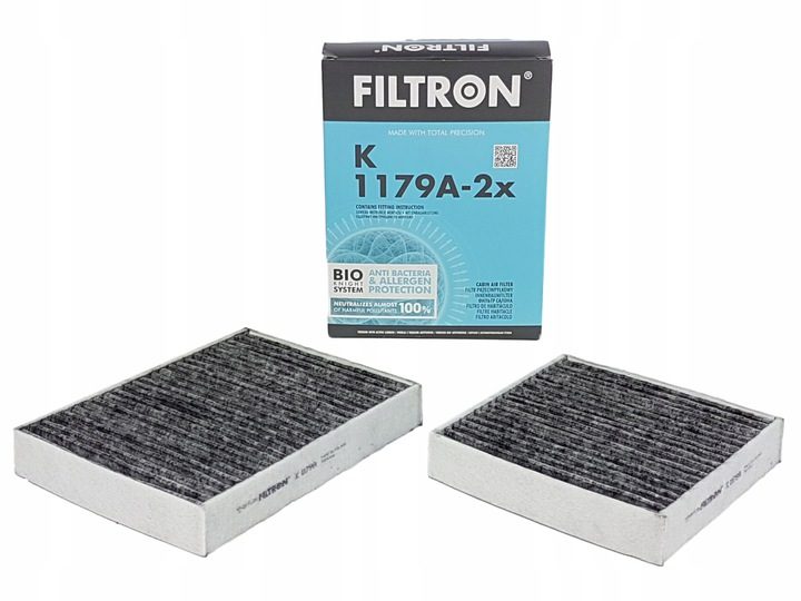 FILTRON K 1179A-2X cabinefilter Z WĘGLEM – Peugeot – Artikelnr. HT-48310