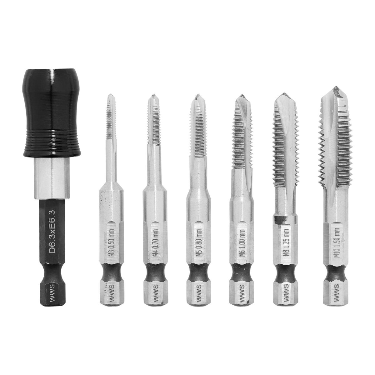 PARKSIDE® Combination Tap Set / Tap Bit Set / Countersink Bit Set / Drill Set (Hexagonal Tap) PARKSIDE® Combination Tap Set / Tap Bit Set / Countersink Bit Set / Drill Set (Hexagonal Tap)