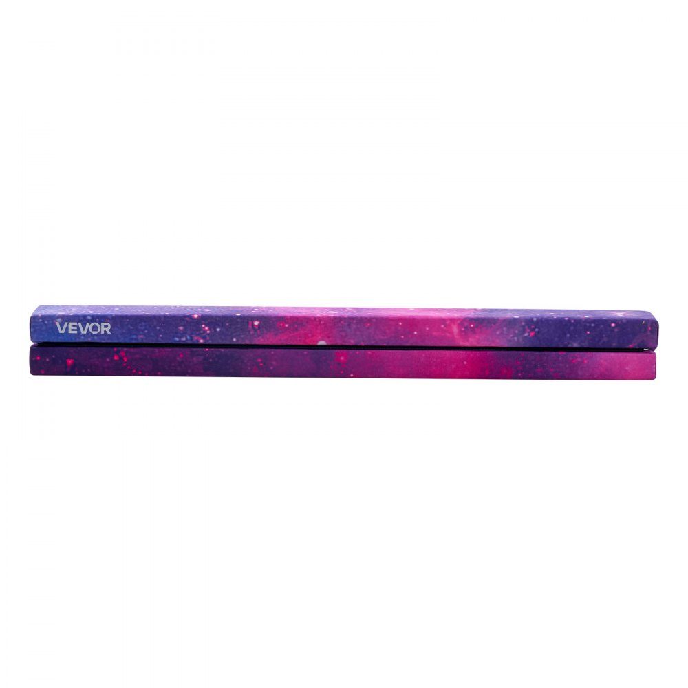 Evenwichtsbalk Gymnastiek Kinderen Opvouwbare 8ft 300lb Heavy Duty Gymnastiekbalk met antislipvoeten, Evenwichtsbalk met draagtas voor sportschool, Galaxy