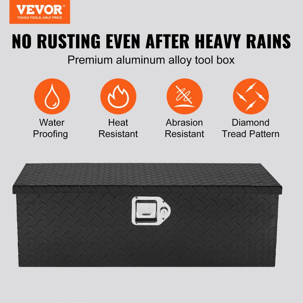 762 x 330 x 244 mm Tool Box for Truck Bed, Lockable 64 L Truck Box Tool Box Storage Tool Box, 30 kg Load Capacity Tool Box Organizer for Motorhome, Car etc 762 x 330 x 244 mm Tool Box for Truck Bed, Lockable 64 L Truck Box Tool Box Storage Tool Box, 30 kg Load Capacity Tool Box Organizer for Motorhome, Car etc