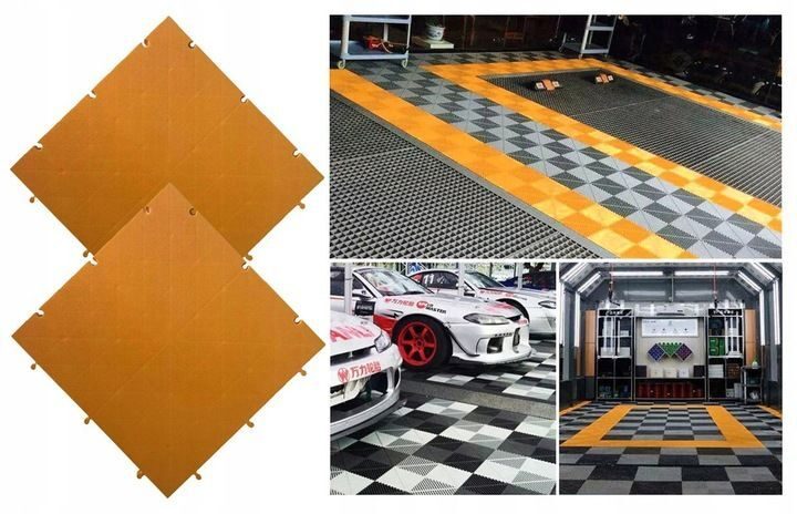 Modulaire vloerpuzzeltegels 40x40cm garage werkplaatsvloer werkplaatsontwerp 2