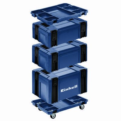 Einhell system case set, 5 pieces. Toolbox, workshop trolley, suitcase, trolley