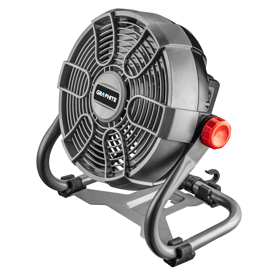 Op batterijen werkende ventilator