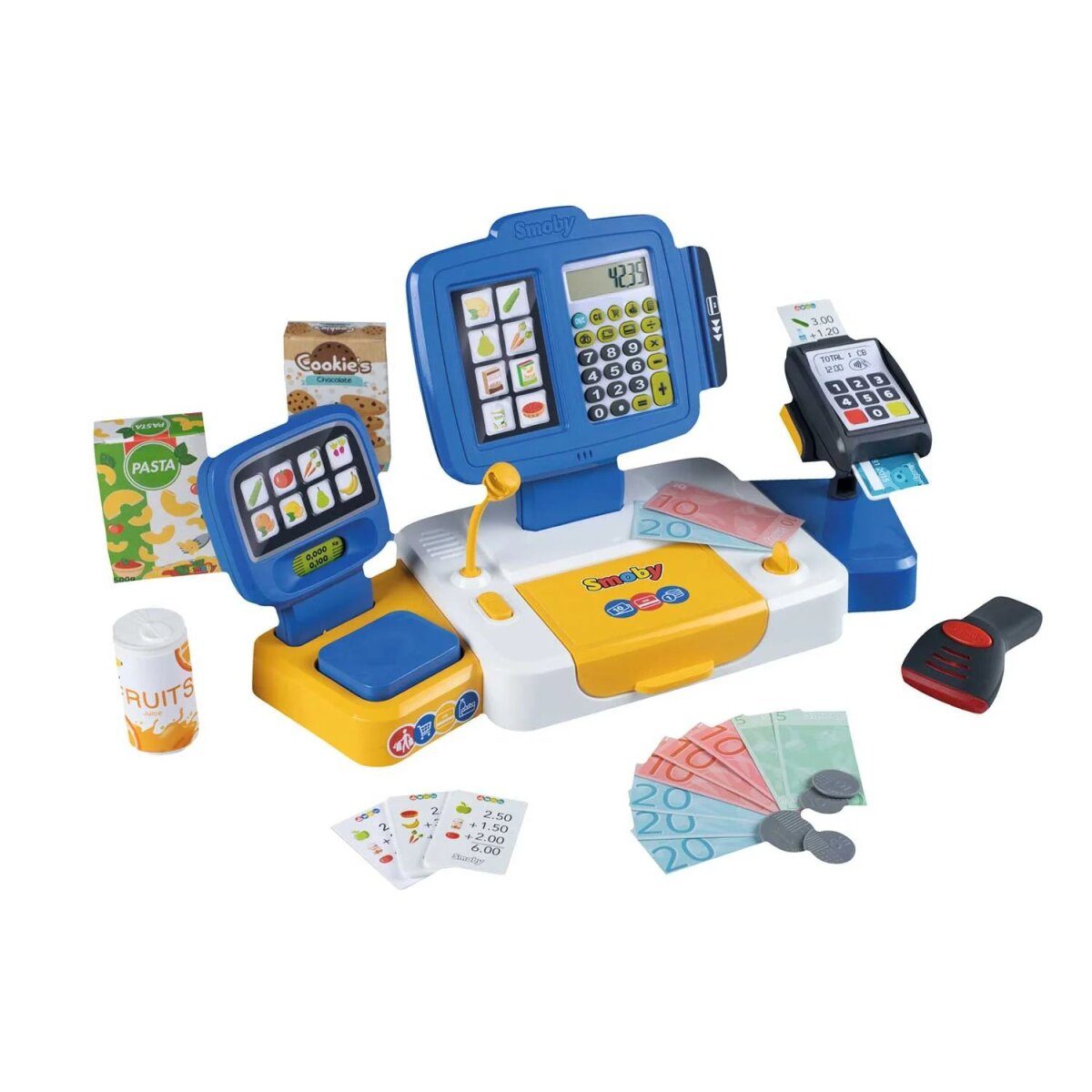 Caisse enregistreuse de supermarché SMOBY XL, électronique, à partir de 3 ans