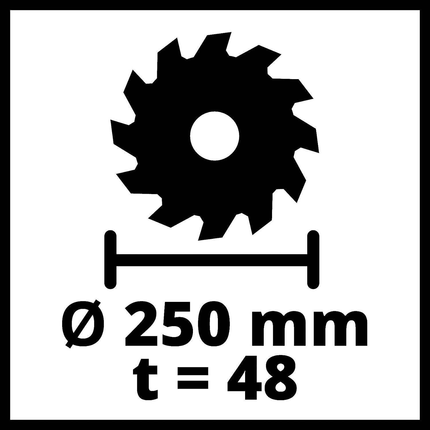 Einhell pull miter saw TC-SM 2534/1 Dual (max. 2350 W, Ø250 x Ø30 mm saw blade, 4000 min-1, integrated pull function, tiltable saw head, workpiece stop, laser, incl. carbide saw blade)