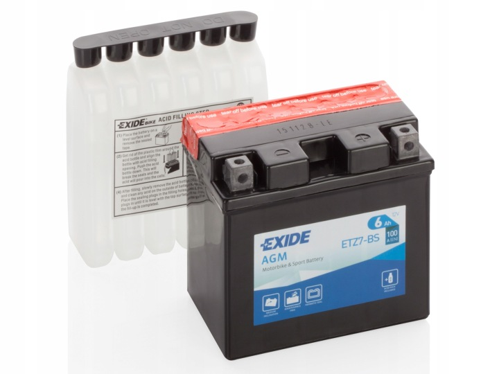 EXIDE ETZ7-BS 6AH 100A 12V P+ – Nr kat. HT-47054