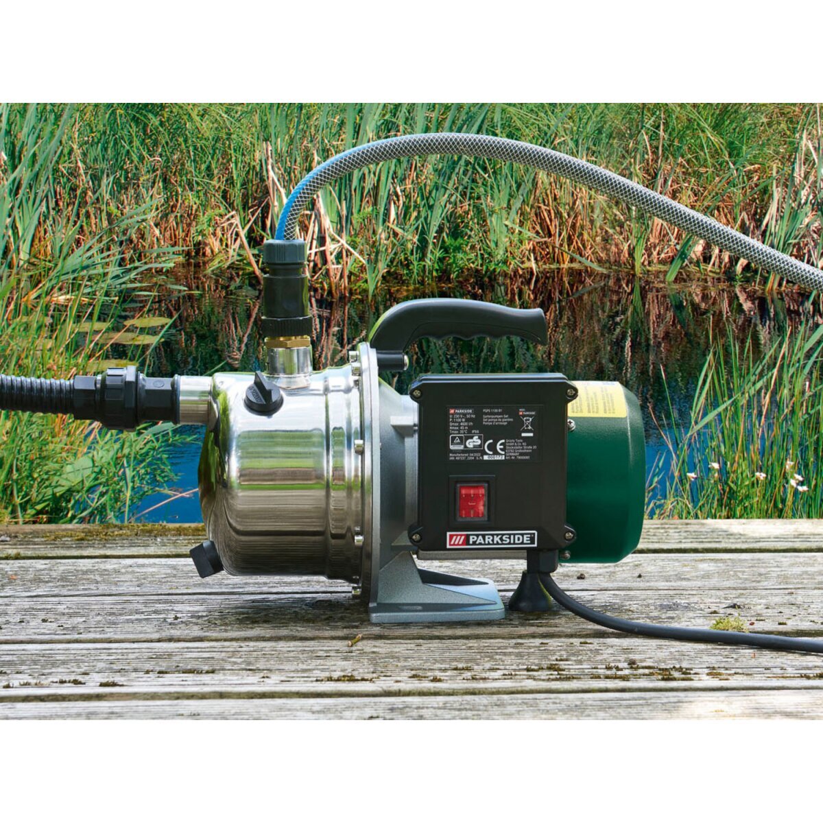 PARKSIDE® Gartenpumpenset »PGPS 1100 B1«, 1100 W PARKSIDE® Gartenpumpenset »PGPS 1100 B1«, 1100 W
