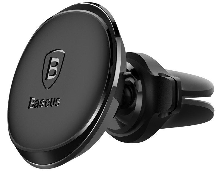 Support de téléphone magnétique pour voiture Baseus Air Vent pour grille avec clips de câble