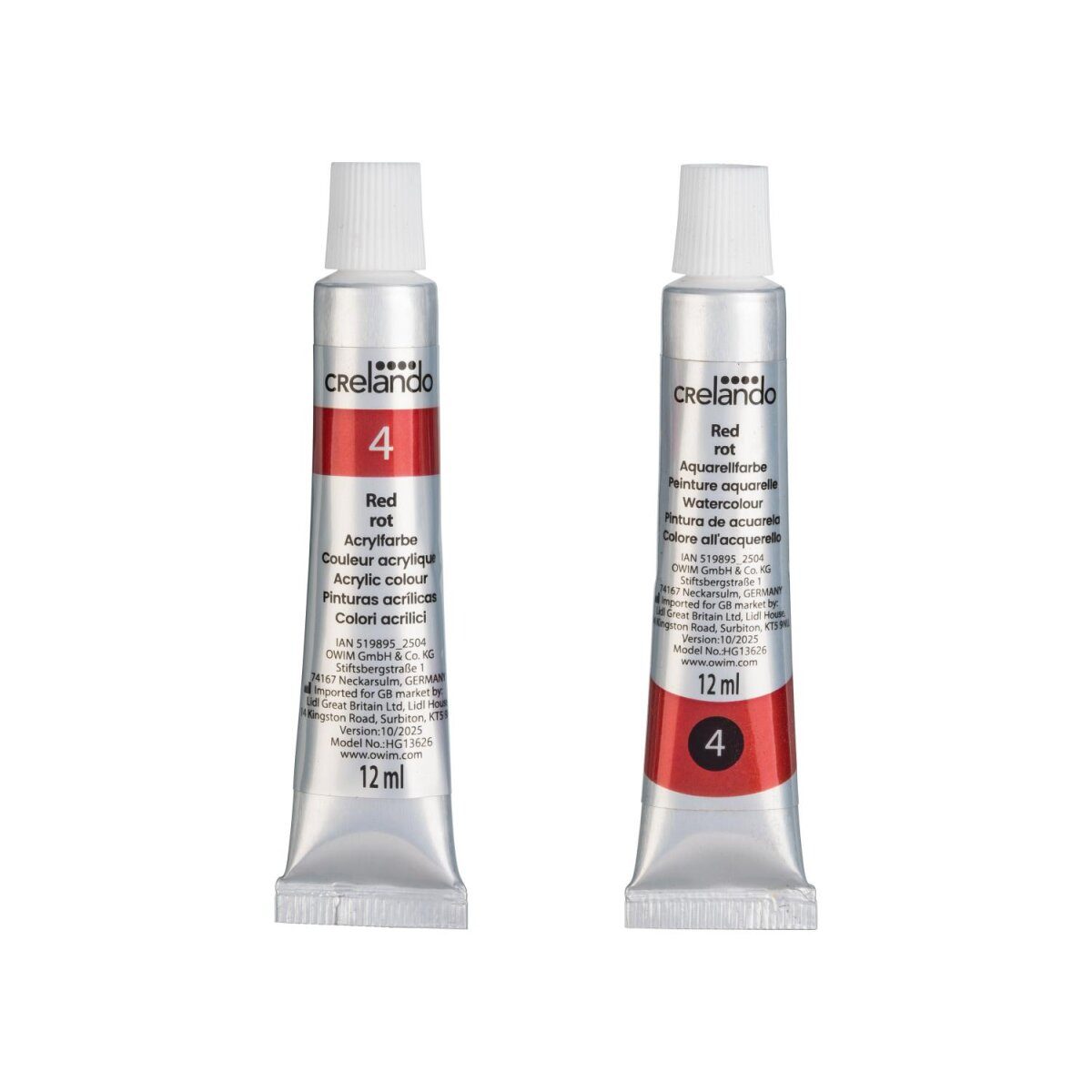 CRELANDO® schilderskoffer, 81 stuks