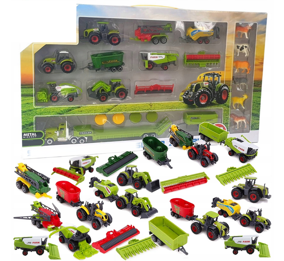 Ensemble de récolte pour enfants XXL John Deere Claas Deutz MACHINES agricoles