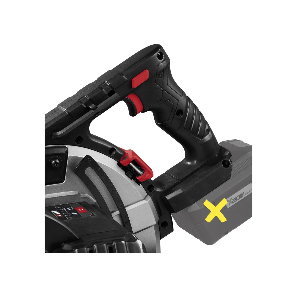 PARKSIDE PERFORMANCE® 20 V Akku-Hand-Metallkreissäge „PPMSA 20-Li A1“, ohne Akku und Ladegerät PARKSIDE PERFORMANCE® 20 V Akku-Hand-Metallkreissäge „PPMSA 20-Li A1“, ohne Akku und Ladegerät