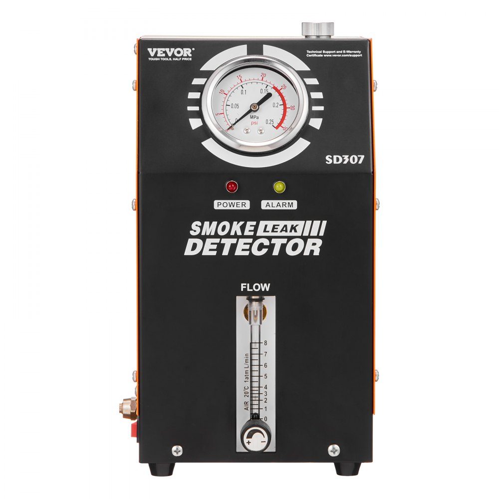 Autorookmachine rookmachine lekdetector 8 L/min, autorookmachine luchtmodus & rookmodus twee modellen, lekdetector met manometer en luchtpompen, lekdetector voor mistmachines