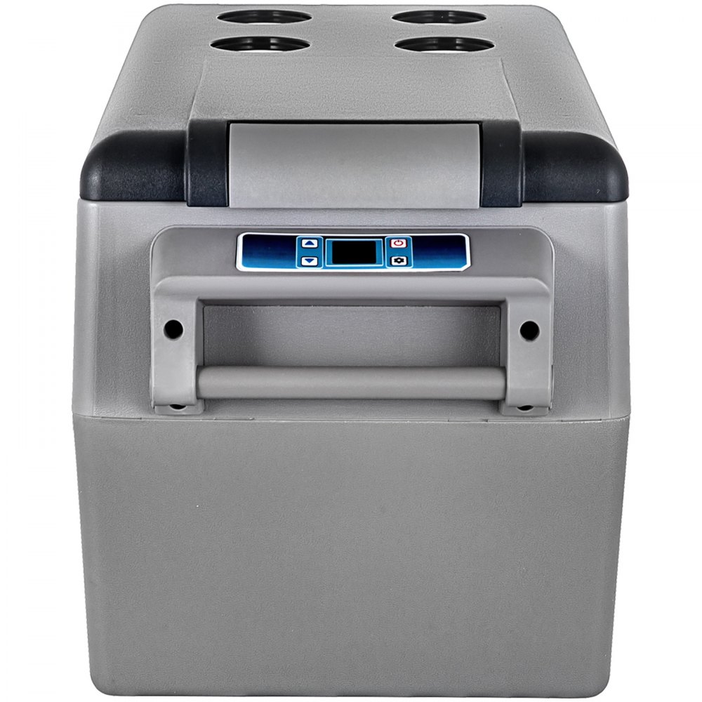 35 L compressor cool box stainless steel, car refrigerator 12/24 V DC & 220 V AC, mini refrigerator portable -20 °C to 20 °C, insulated box ideal for car, truck, motorhome, camping holiday 35 L compressor cool box stainless steel, car refrigerator 12/24 V DC & 220 V AC, mini refrigerator portable -20 °C to 20 °C, insulated box ideal for car, truck, motorhome, camping holiday