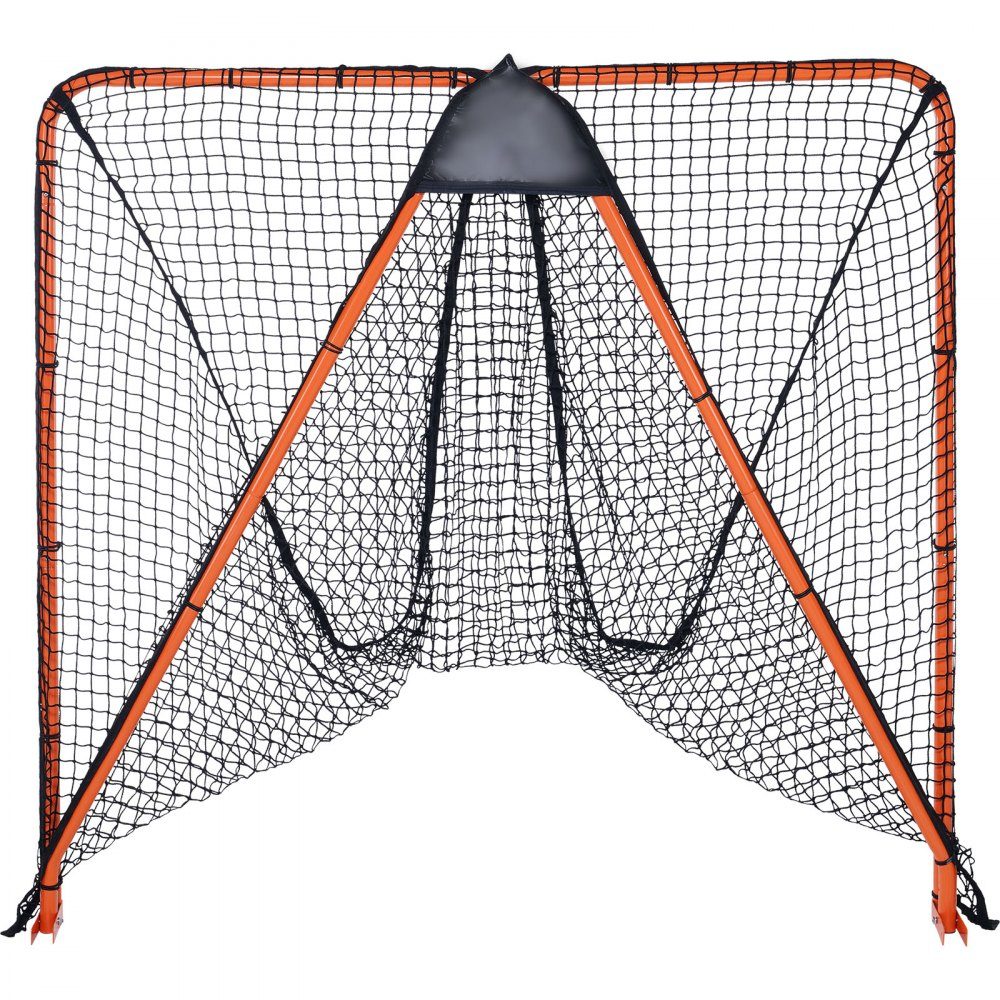 Lacrosse Goal, 6' x 6' Lacrosse Net, Foldable Portable Backyard Lacrosse Training Equipment, Steel Frame Training Net, Quick and Easy to Set Up Lacrosse Goal, Perfect for Training