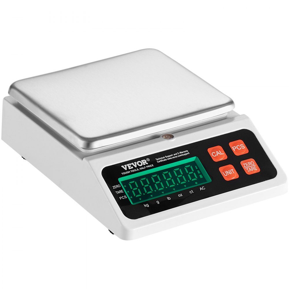 Industrial Counting Scale 10kg x 0.1g Digital Scale for Parts and Coins g/kg/lb/oz/ct Units Electronic Precision Scale Inventory Counting Scale Kitchen Jewelry Counting Scale with LED Screen