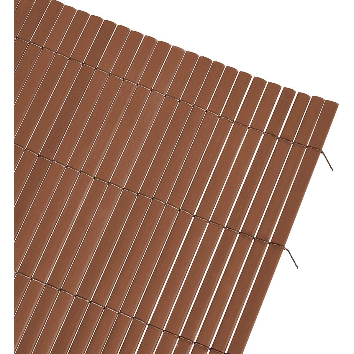 Tapis d'intimité Ribelli, en PVC, 90 x 300 cm, marron
