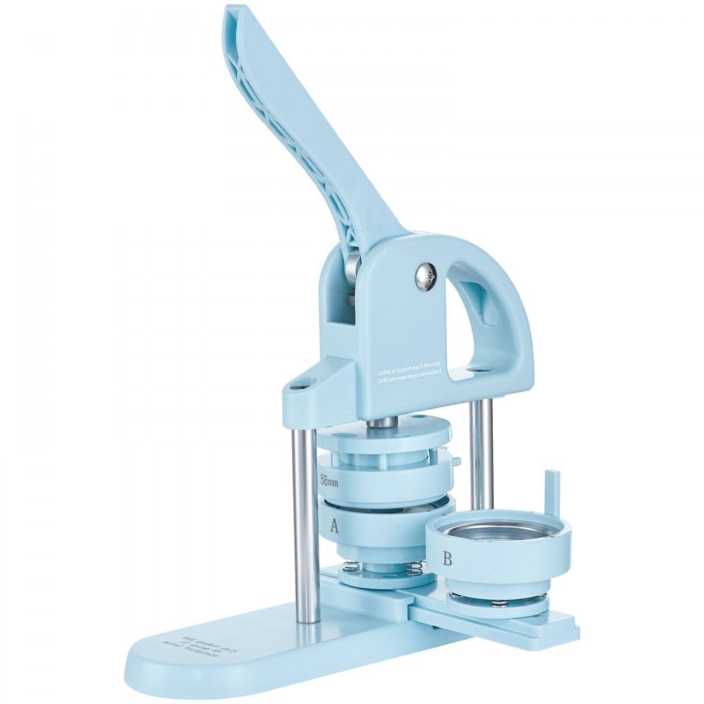 Button Maker Button Making Machine 25/32/58mm 3 in 1 Pinmaker 300 Button Parts Button Maker Machine with Panda Magic Book Bow Handle Punch Set for DIY Gifts for Kids