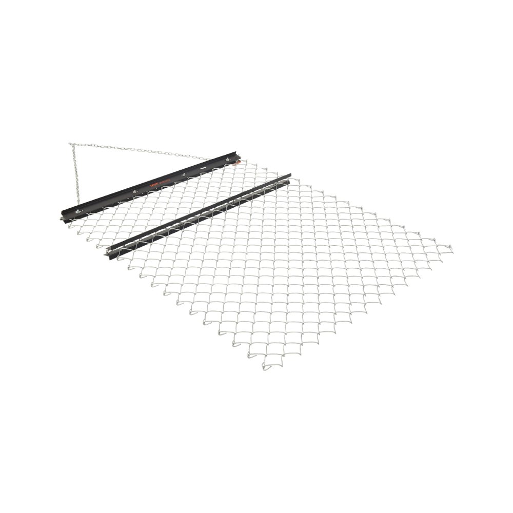 Drag Harrow, 1520x1240x57mm, Q235 Steel Chain Harrow, UTV Tractor Attachments for Leveling Landscapes or Lawn Preparation, Meadow Harrow for Gravel Driveways, Farm, Field Garden Drag Harrow, 1520x1240x57mm, Q235 Steel Chain Harrow, UTV Tractor Attachments for Leveling Landscapes or Lawn Preparation, Meadow Harrow for Gravel Driveways, Farm, Field Garden