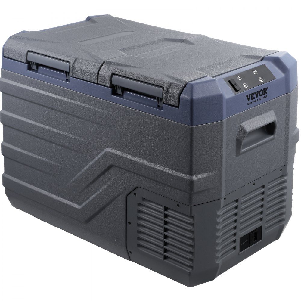 Autokühlschrank, 12-V-Autokühlschrank, tragbarer 32-L-Zweizonen-Gefrierschrank, einstellbarer Bereich von -4℉ bis 68℉, 12/24V DC und 100-240V AC Kompressorkühler für Outdoor, Camping, Wohnmobil