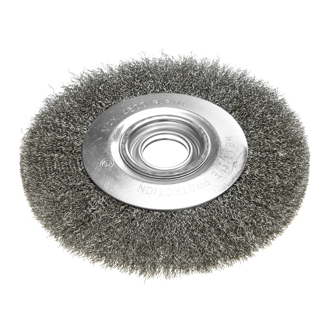 Wire disc brush