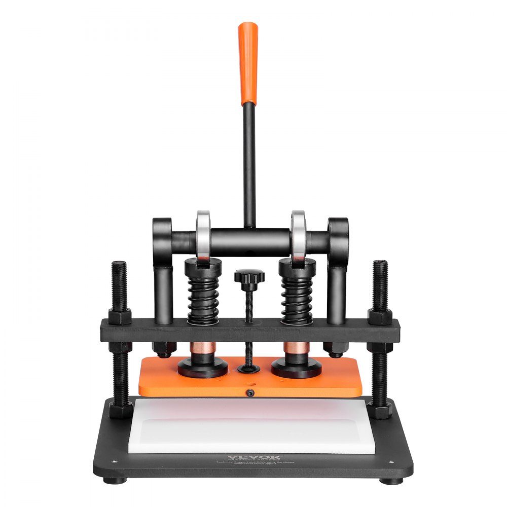 Leather Punching Machine Manual Leather Cutting Machine 28x14cm, Leather Embossing Machine 1.5t Heavy Duty Leather Punching Machine Suitable for leather, PVC/EVA foam, non-adhesive materials