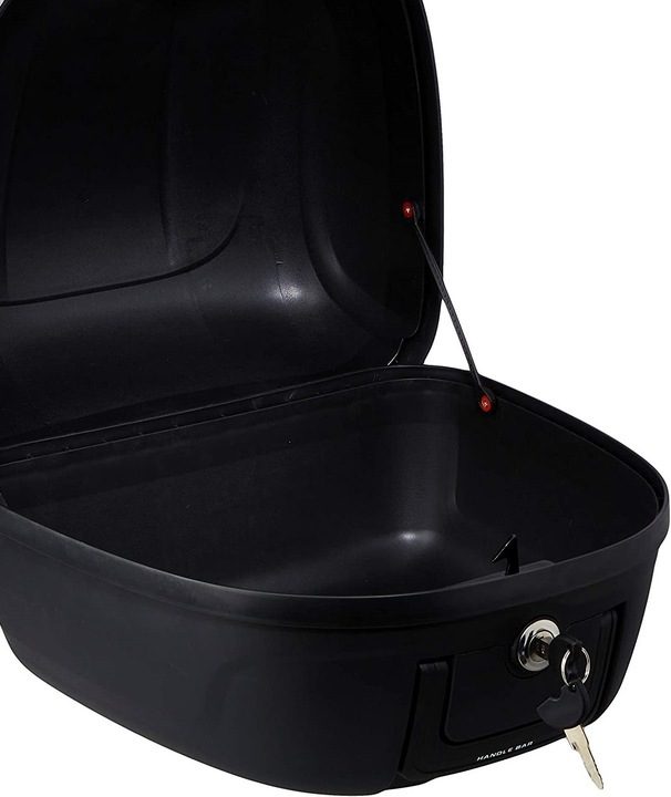 Moretti Universele motorfiets kofferbak scooter bagagebox scooter zwart set 2