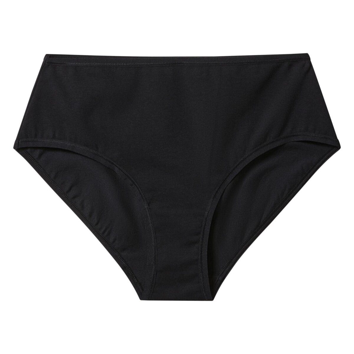 Esmara® Lot de 5 slips taille haute pour femme (Noir, S(36/38))