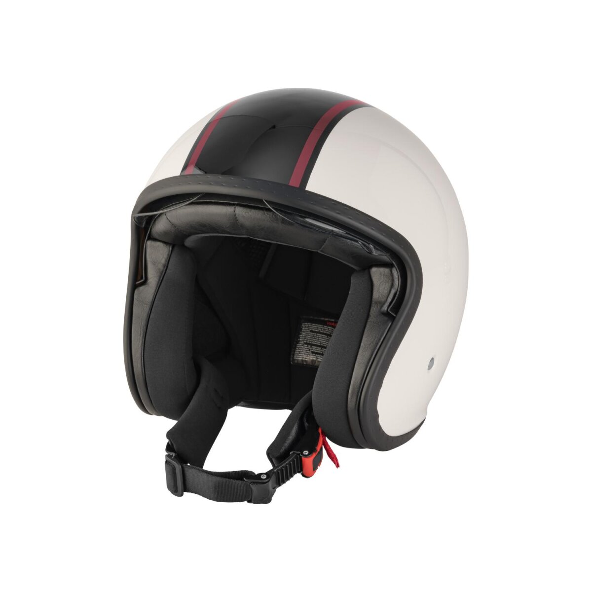 Kask otwarty ULTIMATE SPEED, M, beżowy/czarny/czerwony Kask otwarty ULTIMATE SPEED, M, beżowy/czarny/czerwony