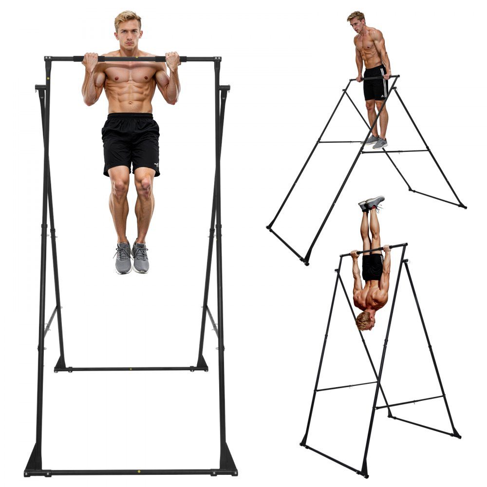 Yoga Standgestell Schaukelständer mit max. 200 kg Tragkraft & EVA-Schaum & 4-stufige horizontale und 6-stufige vertikale Verstellung, multifunktionaler Hängemattenrahmen (nur Rahmen)