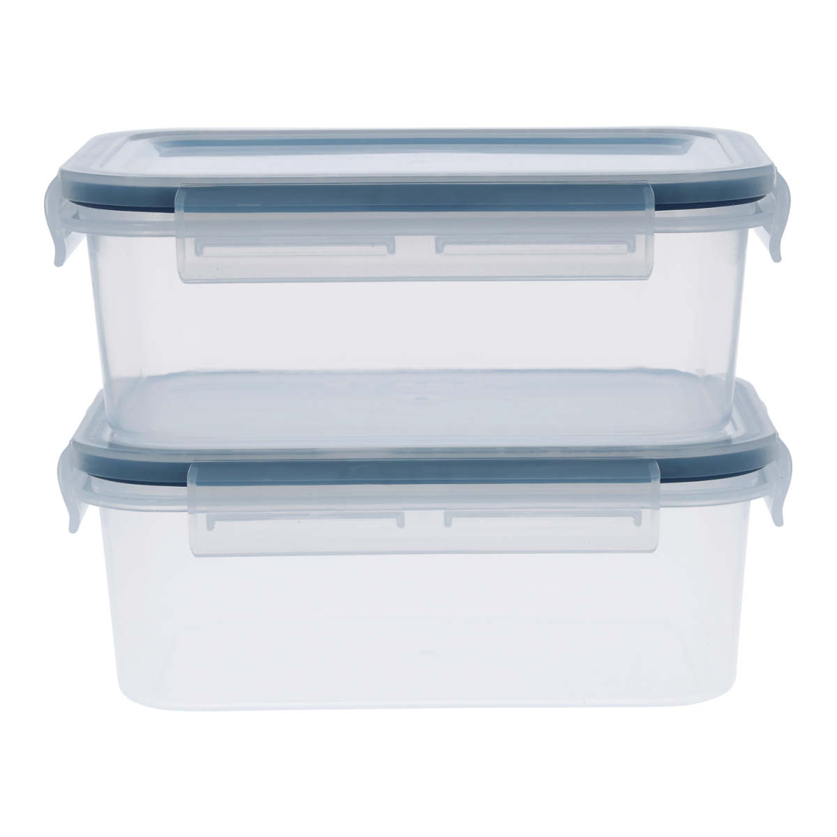 SILVERCREST® voedselbewaarcontainers met kliksluiting (blikje met deksel, set van 2)
