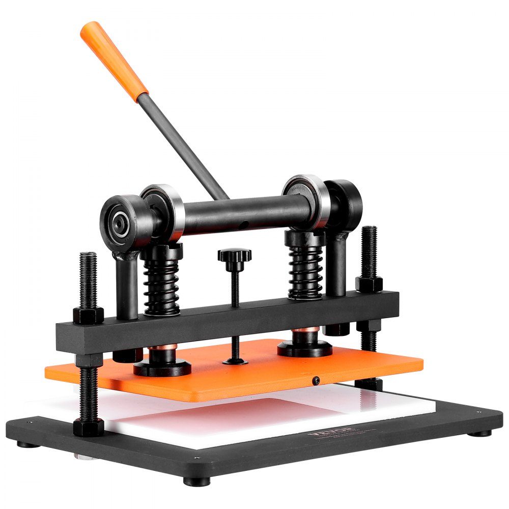 Leather Punching Machine Manual Leather Cutting Machine 36x26cm, Leather Embossing Machine 1.5t Heavy Duty Leather Punching Machine Suitable for leather, PVC/EVA foam, non-adhesive materials