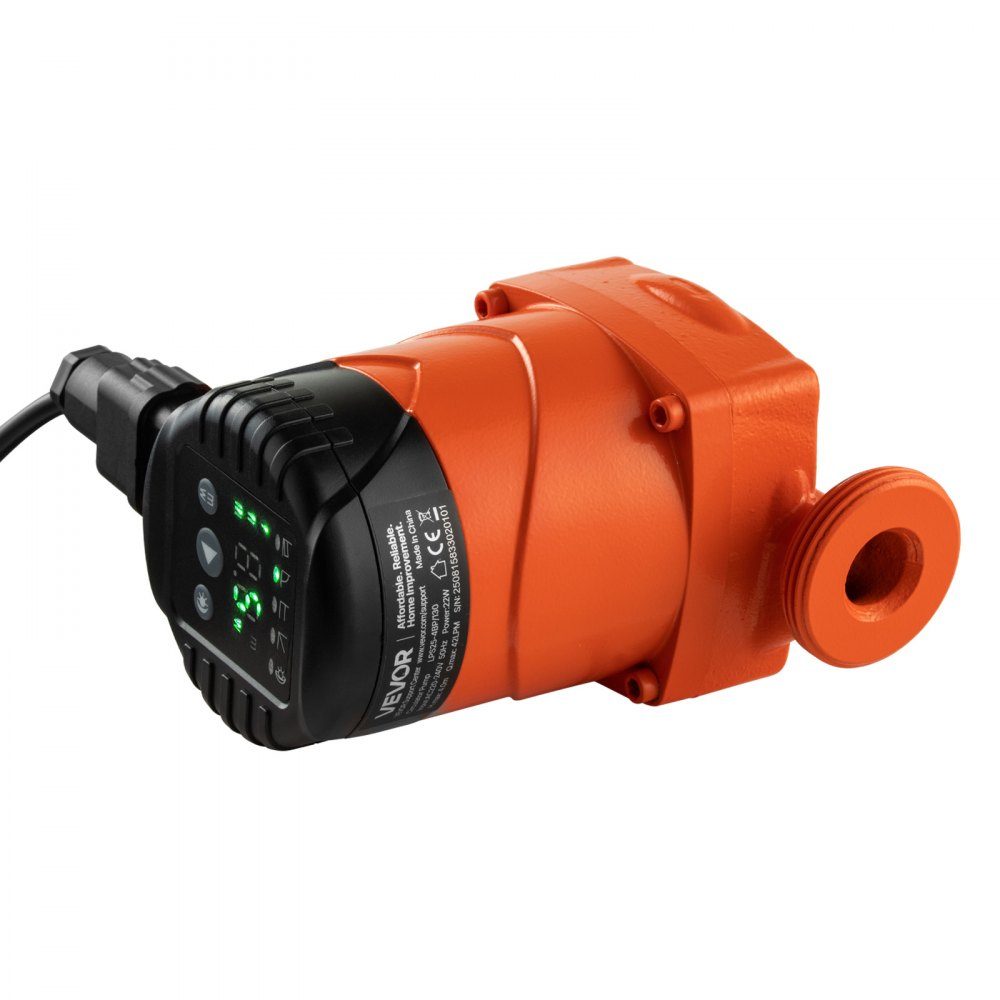 LPS25-4BP/130 Circulation Pump, Cast Iron Circulation Pump, 42L/min, 4m Maximum Head, Hot Water Circulation, Threaded Connection, Check Valve, Quiet Operation, for Home Heating System