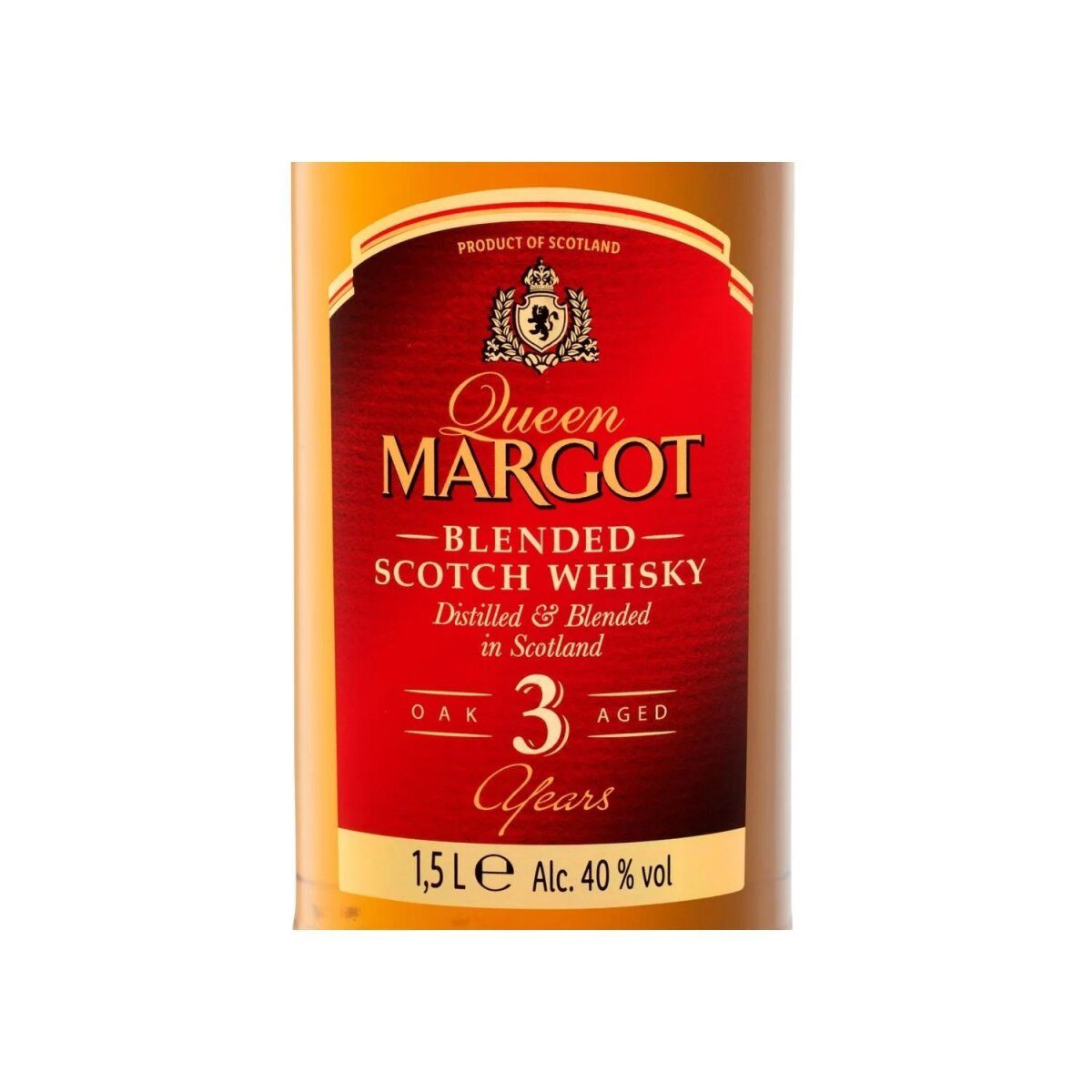 QUEEN MARGOT Blended Scotch Whisky 3 ans Bouteille de 1,5 l 40% Vol.