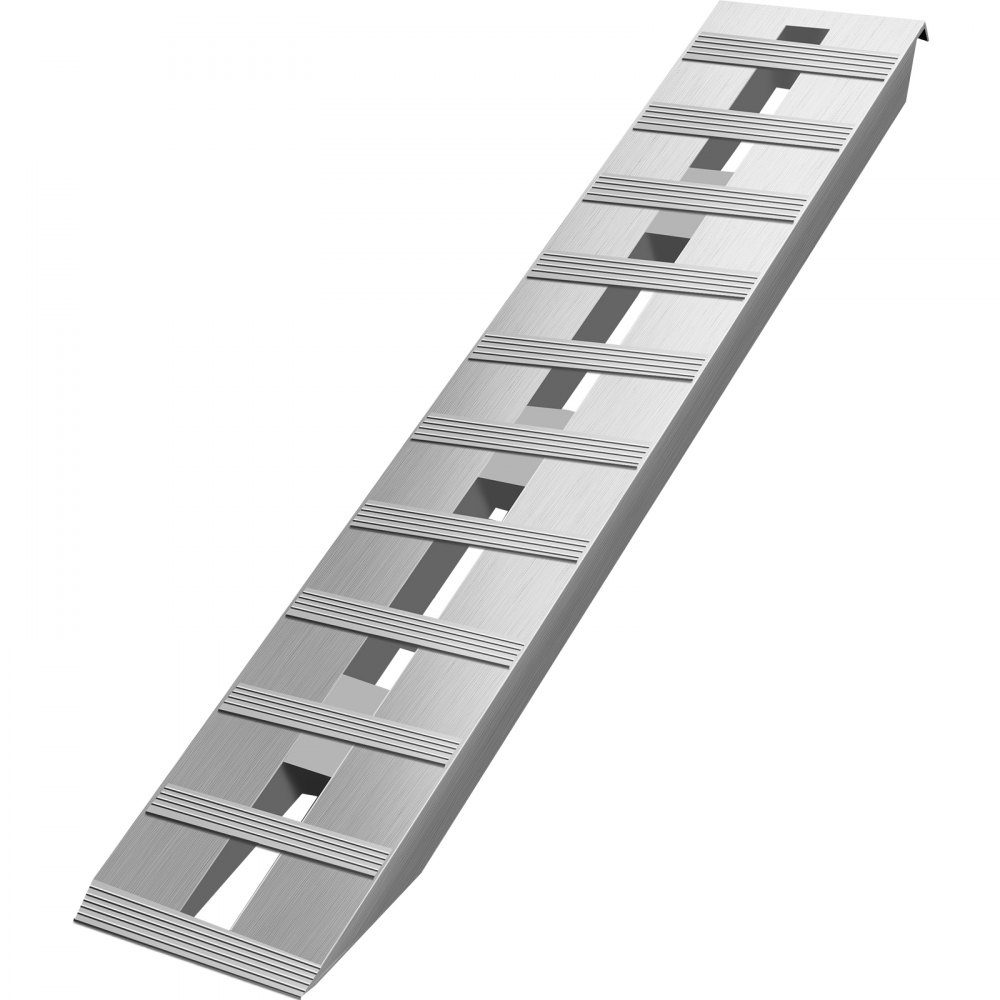 1520 x 305 mm aluminium oprijplaten, 2 stuks ATV-oprijplaten, laadrampen, laadvermogen van 2722 kg, tot 406 mm laadhoogte – Artikelnr. HT-22252
