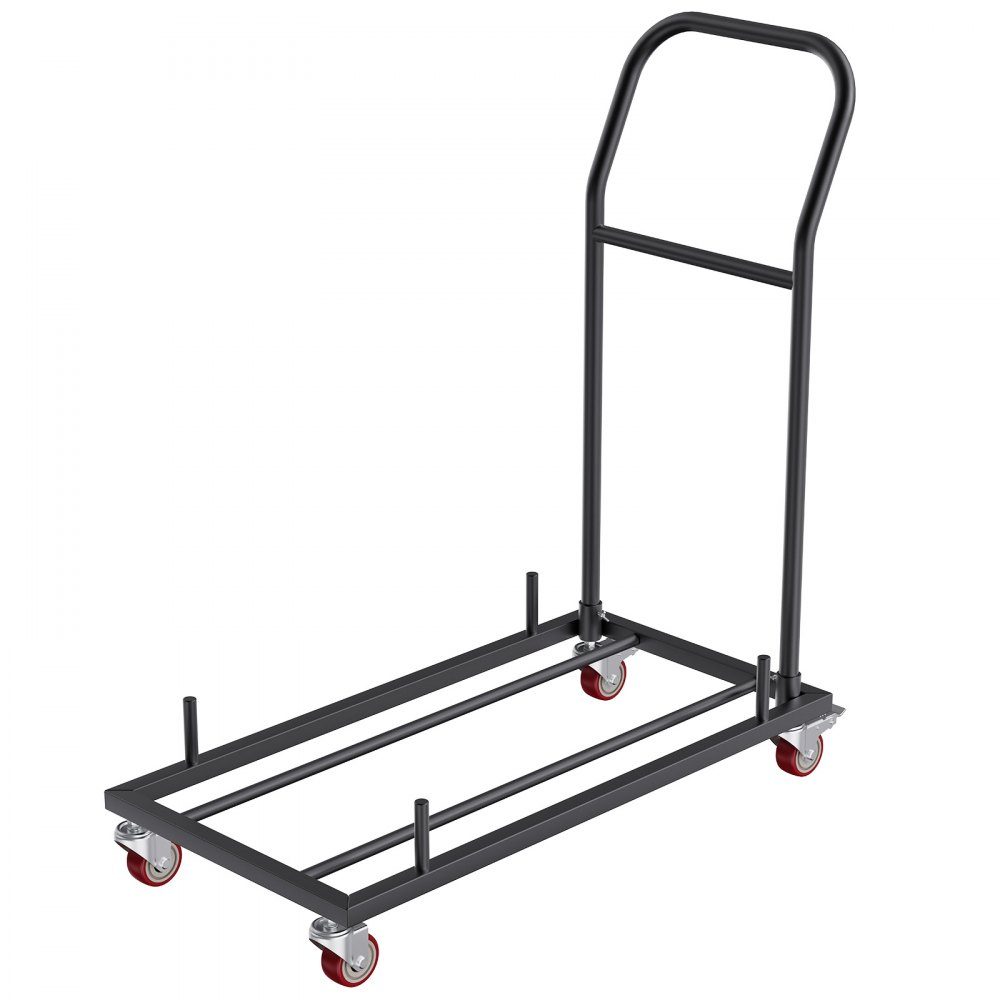 12 chaises chaise pliante chariot de rangement support de chaise pliante fer robuste (les chaises ne sont pas incluses)