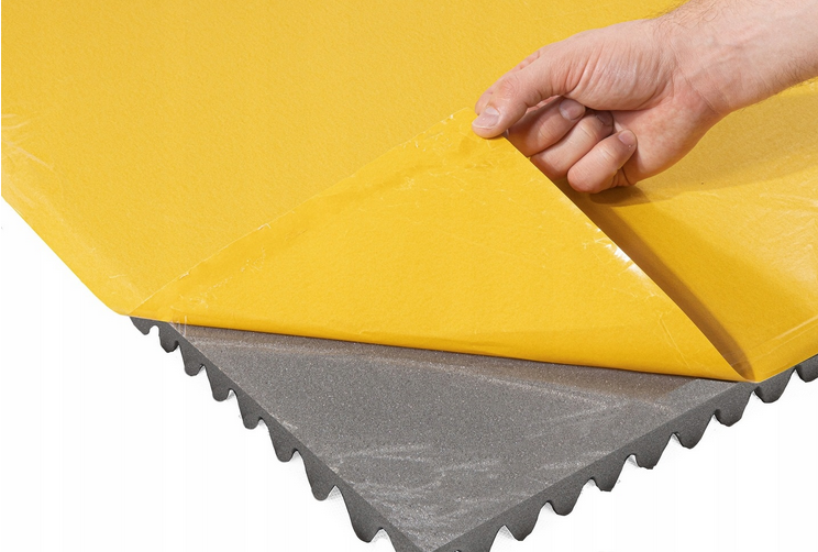 Premium sound insulation self-adhesive acoustic foam 3 cm - 2 m2 roll