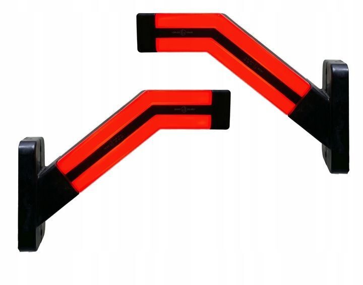 2X LED MARKIERUNGSLEUCHTEN NEON 12-24V Standlicht Rücklicht Traktor Landmaschinen Radlader Bagger etc. Lampenumbau