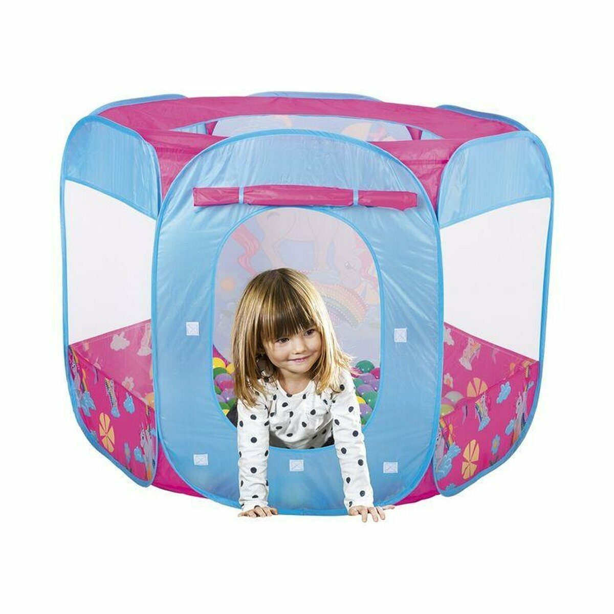 JUNIOR play tent with 250 balls Regenborgen